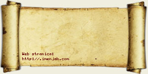 Vladana Debeljak vizit kartica